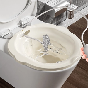 Bassin De Siège Pour Toilettes Soins Post Partum Soulagement Des Hémorroïdes Bidet De Toilette En Plastique Pour Femmes