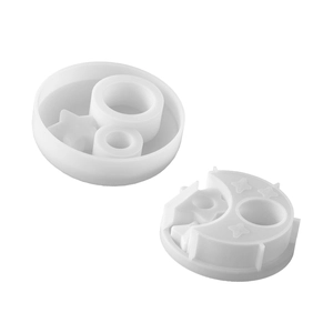 Star and moon silicone mold set for DIY resin trays and candle holder craft bases