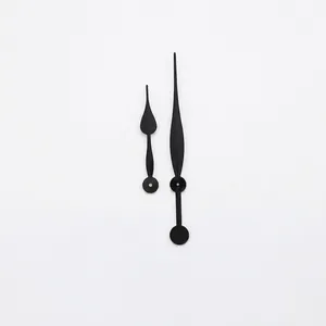 Clock Hands Aluminum Metal Quartz Movement Replacement DIY Repair Wall Clock Pointers Minimalist Leaf Shape 1059 Accessory