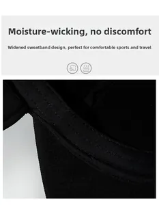 Close-up of moisture-wicking widened sweatband inside the warm winter baseball hat
