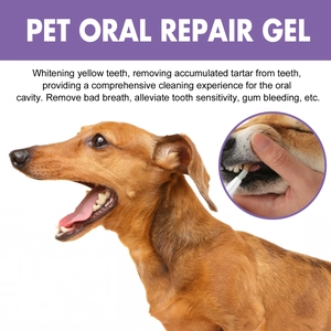 Gel per igiene orale di cani e gatti offre pulizia profonda e rimozione del tartaro per gengive sane