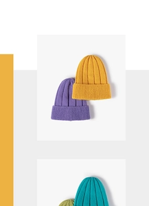 Detailed knit texture and vibrant multi-color options of the warm winter beanie hats