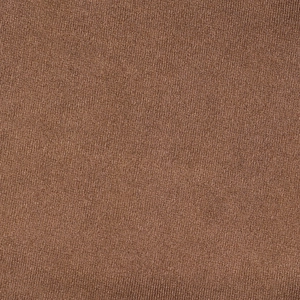 Macro texture view of brown knitted fabric with fine vertical ribs for evening dress