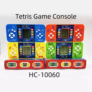 Retro Handheld Game Console Electronic Tetris Multiple Classic Games Portable Plastic Educational Toy For Children Gift