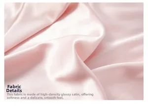 Detailed macro view of high-density pink satin fabric with smooth shiny texture