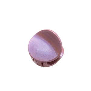 Funkelnde rosa Mini-Haarklammer für Mädchen, minimalistisches Glitzer-Haar-Accessoire