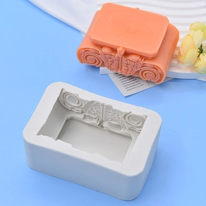 Silicone mold for European relief plaster base and classical floral aroma stone crafts