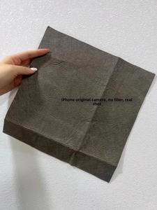 Close-up of thick microfiber cleaning cloth showing the deep grey textured fiber surface