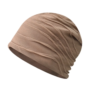Slouchy Beanie Hat Cotton Pleated Ruched Thin Breathable Skull Cap For Men Women Casual Outdoor