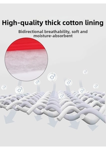 Detail of premium cotton lining with breathable and moisture-wicking fabric for dog jacket