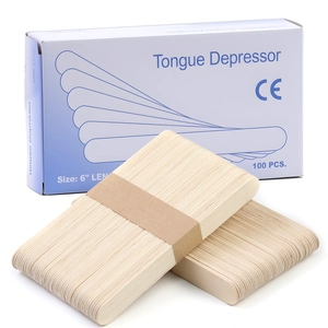 Disposable Wooden Waxing Spatulas Natural Birch Tongue Depressors For Hair Removal Body Waxing Nail Art DIY Crafts Mixing Sticks Beauty Tools