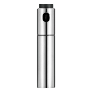 260ml stainless steel oil sprayer bottle with black pump for kitchen cooking use