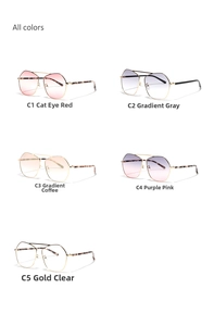 Detailed display of five metal polygonal aviator sunglasses with tortoise temples