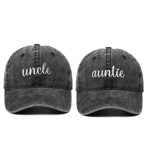 Baseball Kappe Gewaschene Baumwolle Uncle Auntie Stickerei Verstellbar Vintage Outdoor Sonnenschutz Distressed Dad Hat