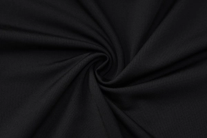Macro ravvicinata che mostra la fine trama a coste e le fibre morbide del pizzo nero