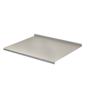 Antibacterial stainless steel cutting board with brushed texture for home kitchen