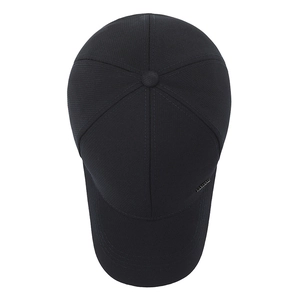 Casquette de baseball classique noire pour hommes, design minimaliste sport de plein air