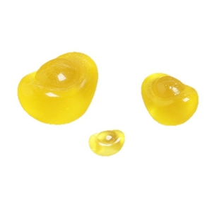Luminous resin gold ingots in three sizes for DIY crafts and car dashboard decoration