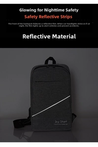Detailansicht der strapazierfähigen Brusttasche mit Sicherheitsreflektorstreifen