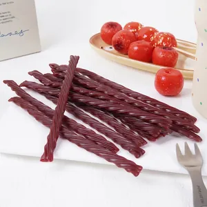 Realistic Artificial Twist Candy Hawthorn Strip Simulation Food PVC Model Photography Props Home Kitchen Decor Display Accessory