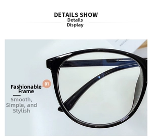 Close-up of stylish black full-rim glasses frame with smooth polished edges