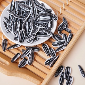 Realistic PVC sunflower seeds props for photography and creative DIY crafts decor
