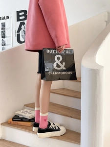 Pink striped cotton socks with heart embroidery styled with oversized jacket and sneakers