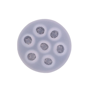 Blaue Silikonform für 3D Blaubeeren und Blumenformen zur Tortendekoration