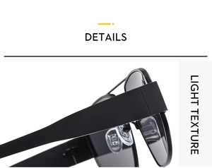 Detail view of the lightweight nose pads and matte black frame of these retro sunglasses