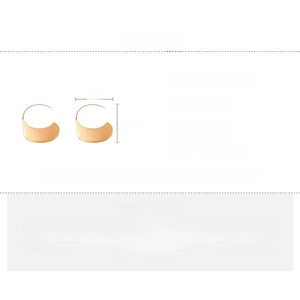 Spécifications détaillées de taille et de matériau pour boucles d'oreilles créoles
