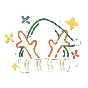 Christmas reindeer antler hat window sticker for festive store front glass decoration
