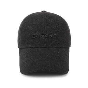 Men's winter baseball cap with thick warm fleece lining and CAPARD embroidery