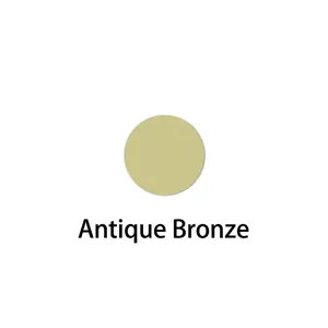 Detailed antique bronze color swatch on a white background for EDC cat ear keychain