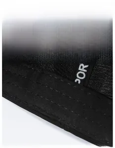 Detail of breathable sports cap with moisture-wicking sweatband and PORT embroidery