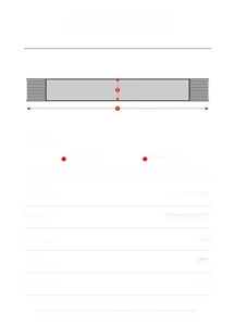 Size chart showing 90x22cm dimensions for this winter knit scarf and technical details