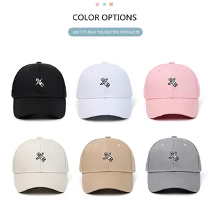 Classic cotton baseball caps featuring astronaut embroidery in six diverse colors