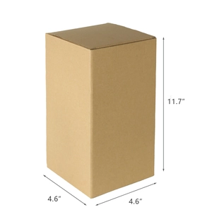 Retro decorative lantern packaging box dimensions 11.7 inches height by 4.6 inches width