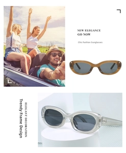 Collage of oval vintage sunglasses with amber and transparent frames for fashion lifestyle