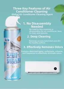 520ml air conditioner cleaner spray for deep foam cleaning without disassembly
