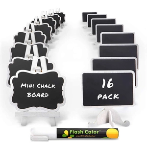 Mini Chalkboard With Wooden Stand Tabletop Blackboard Sign For Wedding Decor Desktop Message Board Decorative Craft