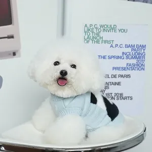 Hunde Pullover Gestrickt Panda Muster Pullover Warme Winterkleidung Für Kleine Mittlere Hunde Katzen Süße Strickware