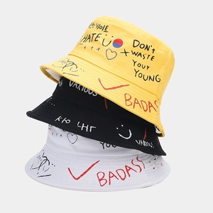 Bob De Rue Graffiti Coton Respirant Protection Solaire Décontracté Mode Extérieure Pour Hommes Femmes