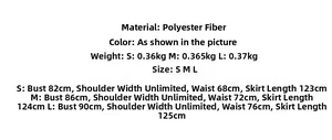Detailed sizing chart and material info for halter neck deep V-neck backless dress