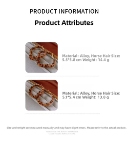 Detailed comparison of heart and round leopard print earrings with alloy and pony hair texture