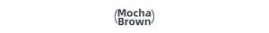 Mocha Brown color option label for UV protective high-waist yoga and tennis skirt