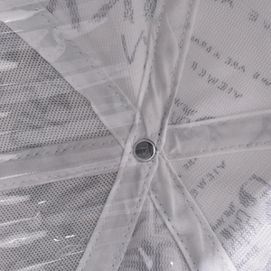 Internal view of white baseball cap showing mesh fabric and reinforced taped seams