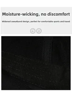 Détail d'une casquette d'hiver montrant la bande de transpiration et le tissu respirant