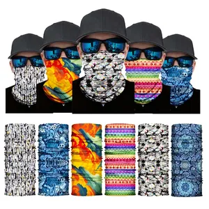 Seamless Outdoor Magic Bandana Neck Gaiter Face Mask High Elasticity Breathable UV Protection For Cycling Hiking Skiing
