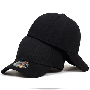 Breathable black mesh baseball cap set with reflective visor sticker for men and women