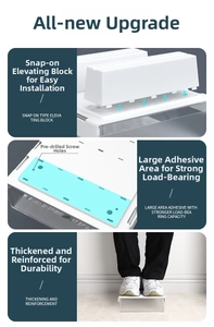 Strong adhesive bottom and snap-on structure of the under-desk storage drawer